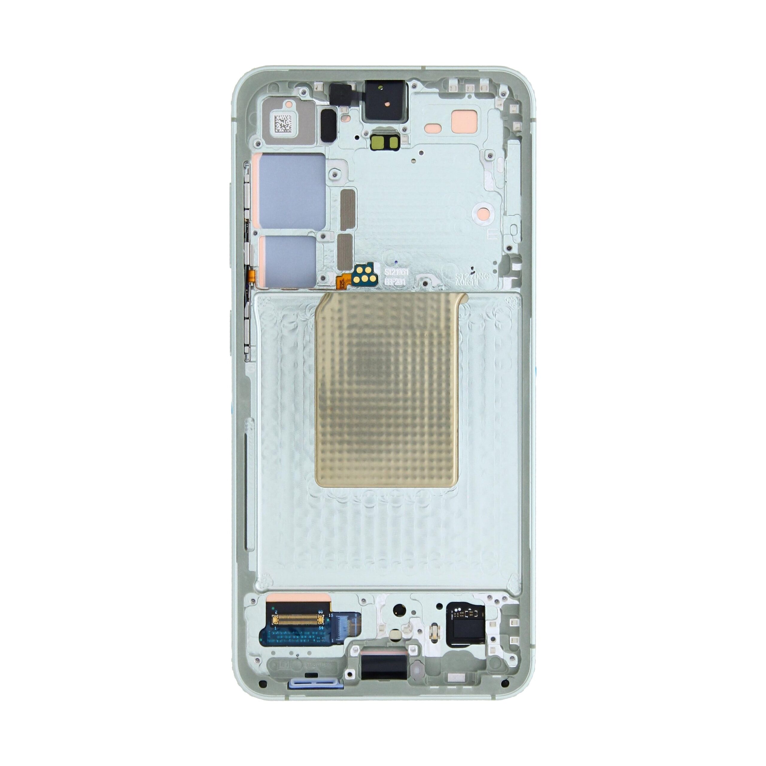 Samsung Galaxy S24 S921B Original vormontiert Display mit Rahmen Jade Green – Bild 3