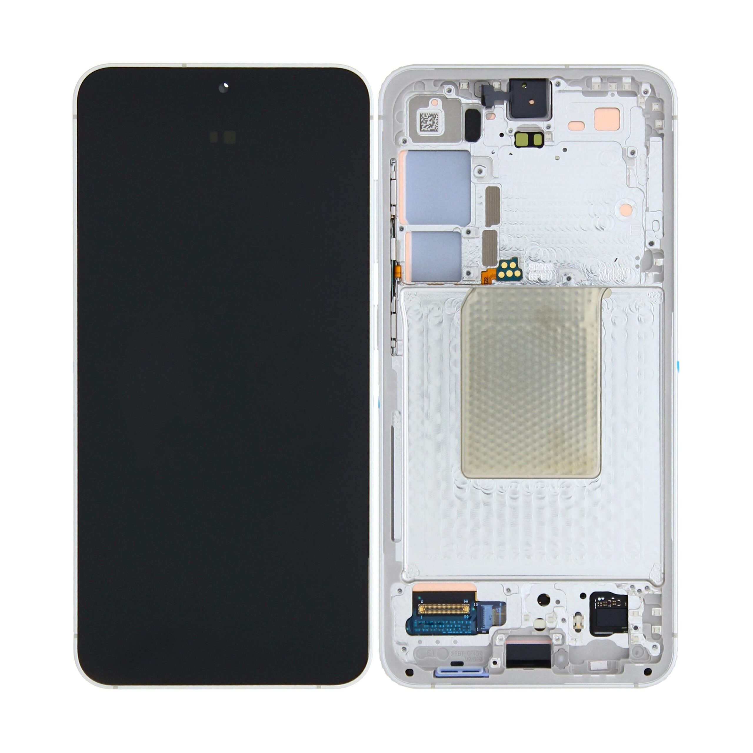 Samsung Galaxy S24 S921B Original vormontiert Display mit Rahmen Marble Grey – Bild 5