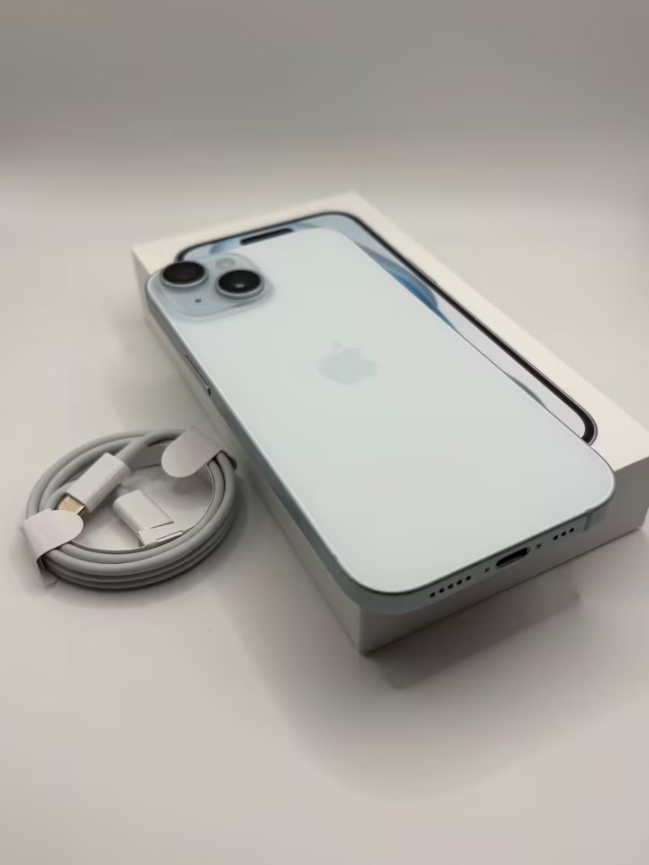 Apple iPhone 15 Blau mit Originalverpackung und Ladekabel