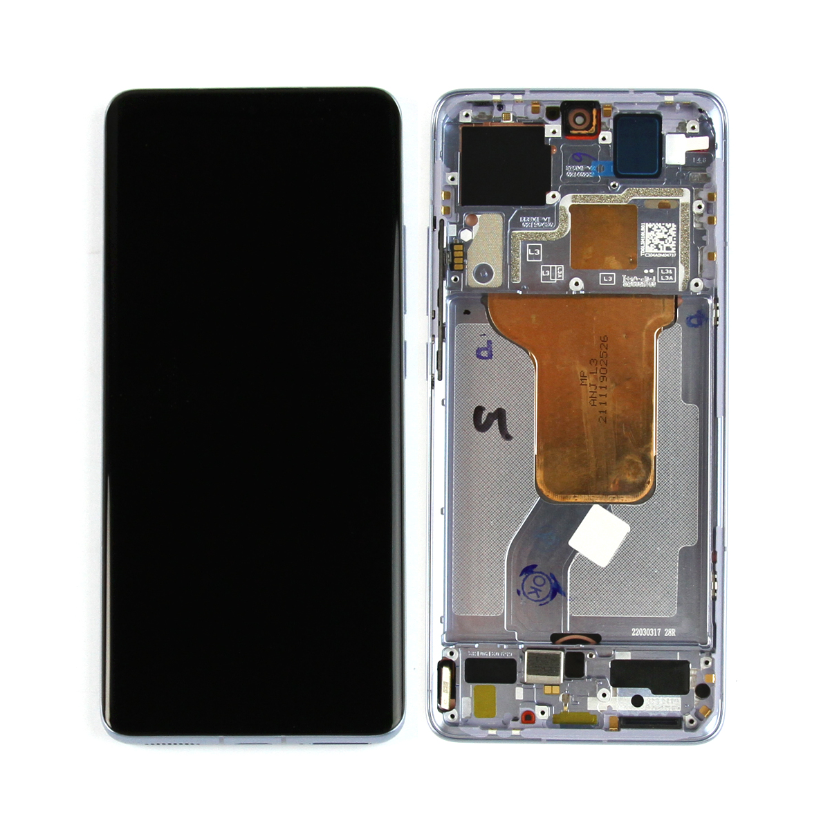 Xiaomi 12 (2201123G, 2201123C) Display und Touchscreen-Digitizer mit Rahmen Blue Original – Bild 3