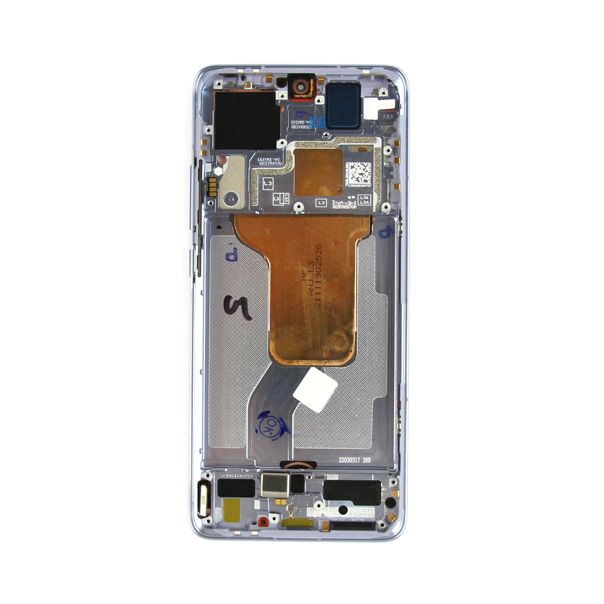 Xiaomi 12 (2201123G, 2201123C) Display und Touchscreen-Digitizer mit Rahmen Blue Original – Bild 2