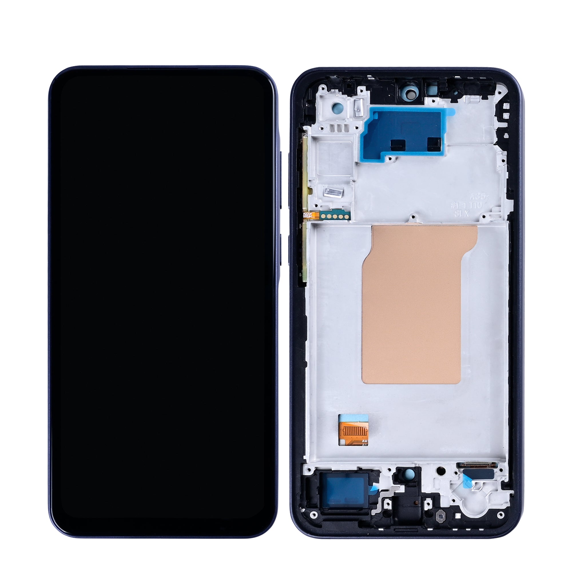 Samsung Galaxy A35 A356B Displayeinheit mit Rahmen Marineblau In-Cell – Bild 4