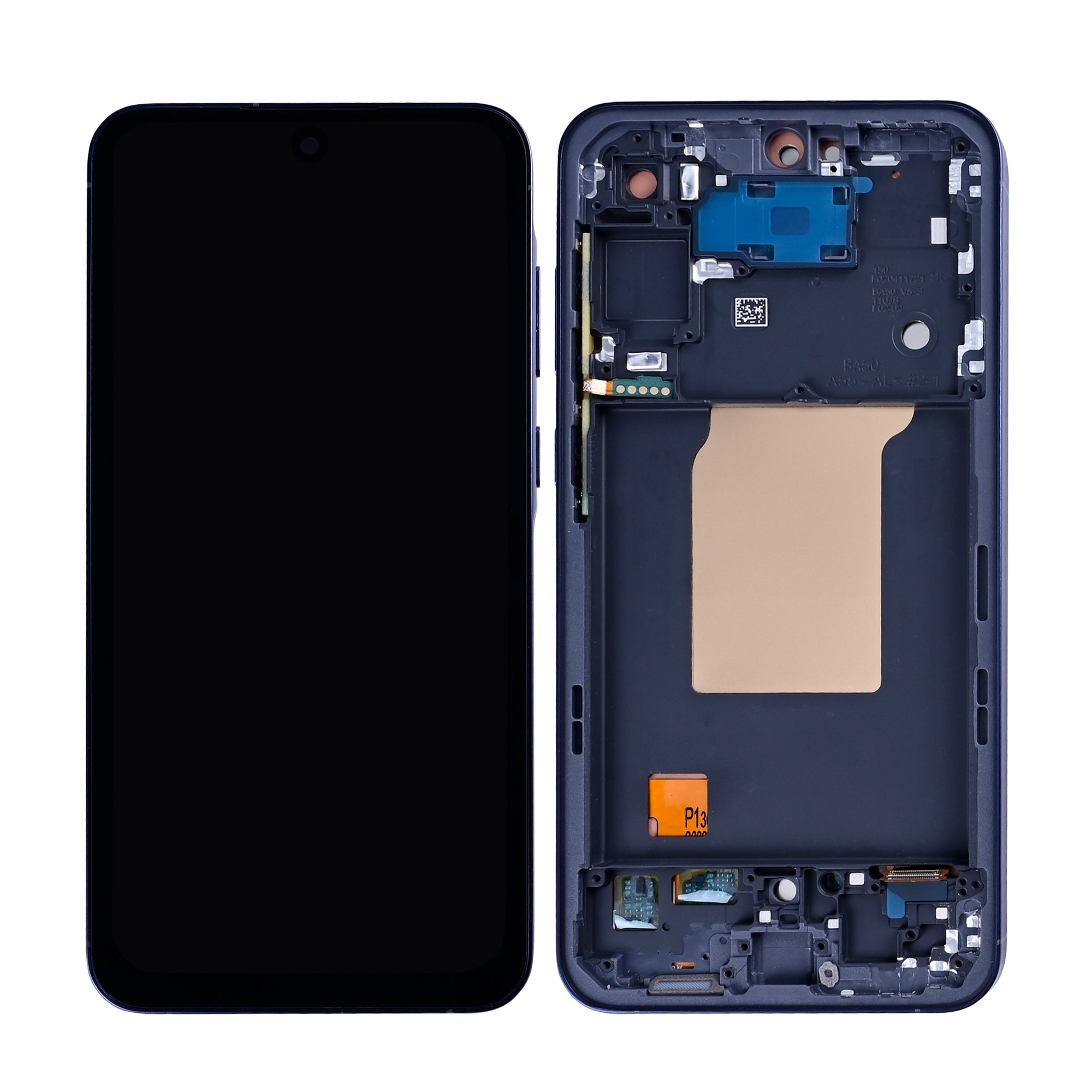 Samsung Galaxy A55 A556B Displayeinheit mit Rahmen Marineblau In-Cell – Bild 4