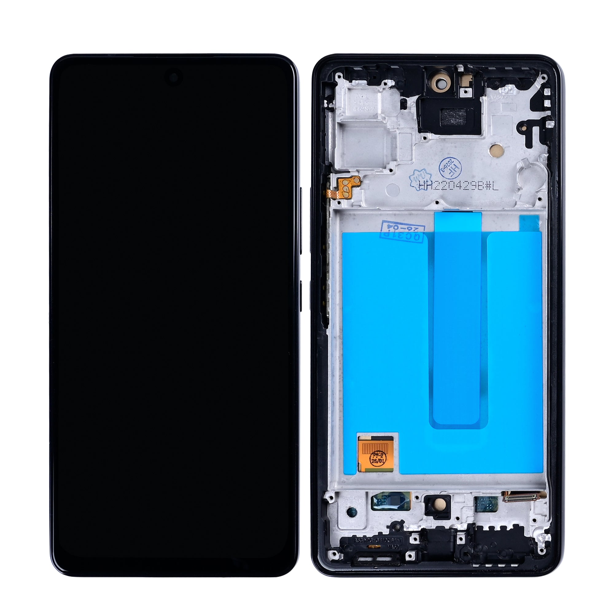 Samsung Galaxy A53 5G A536B Displayeinheit mit Rahmen Schwarz In-Cell – Bild 4