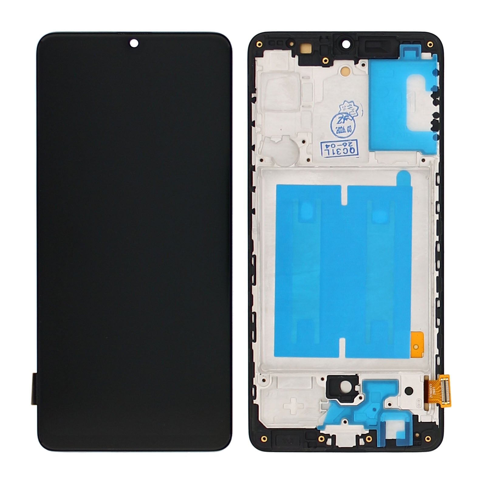 Samsung Galaxy A41 A415F Displayeinheit mit Rahmen Prism Crush Black (Schwarz) In-Cell – Bild 3