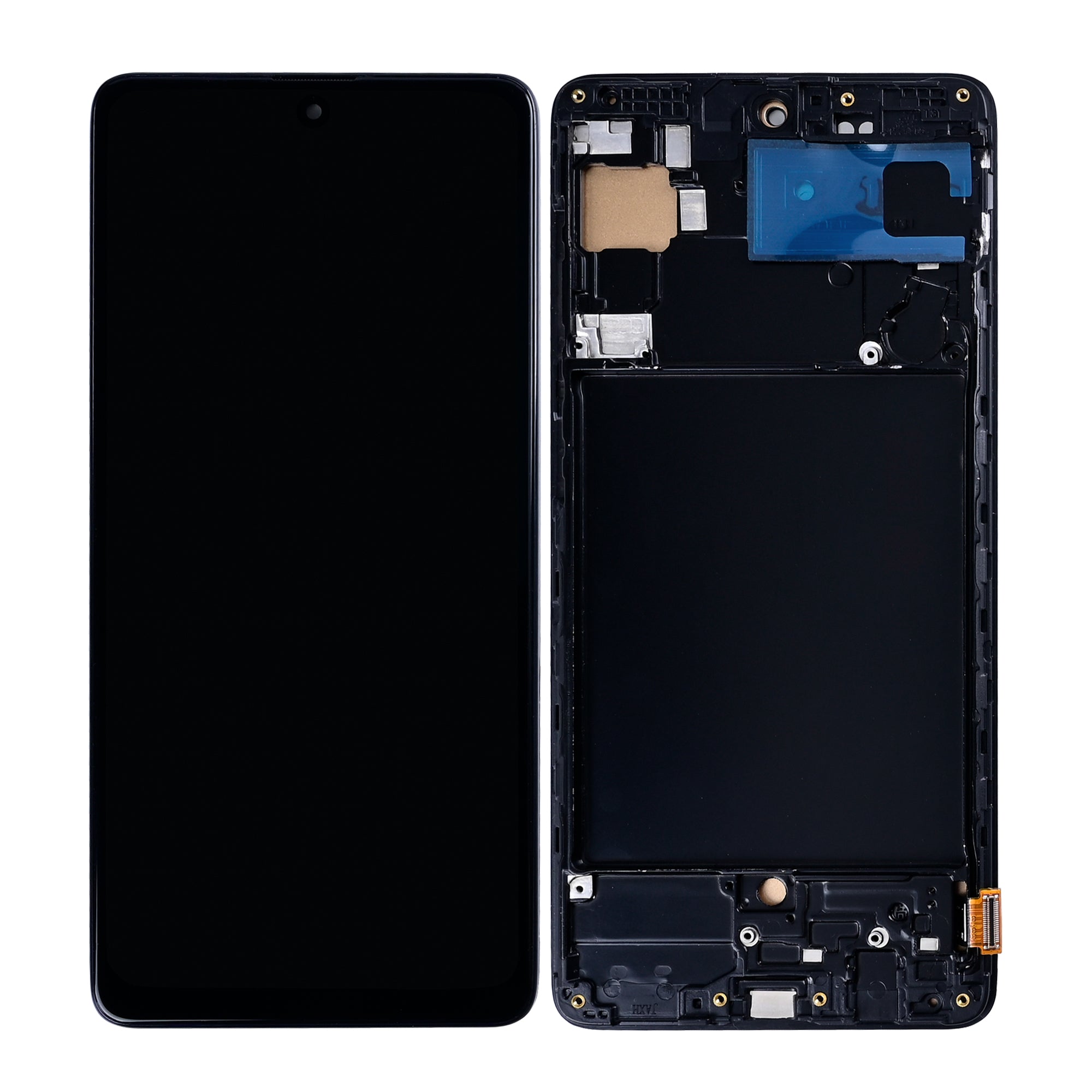 Samsung Galaxy A71 4G A715F Displayeinheit mit Rahmen Prism Crush Black (Schwarz) In-Cell – Bild 3
