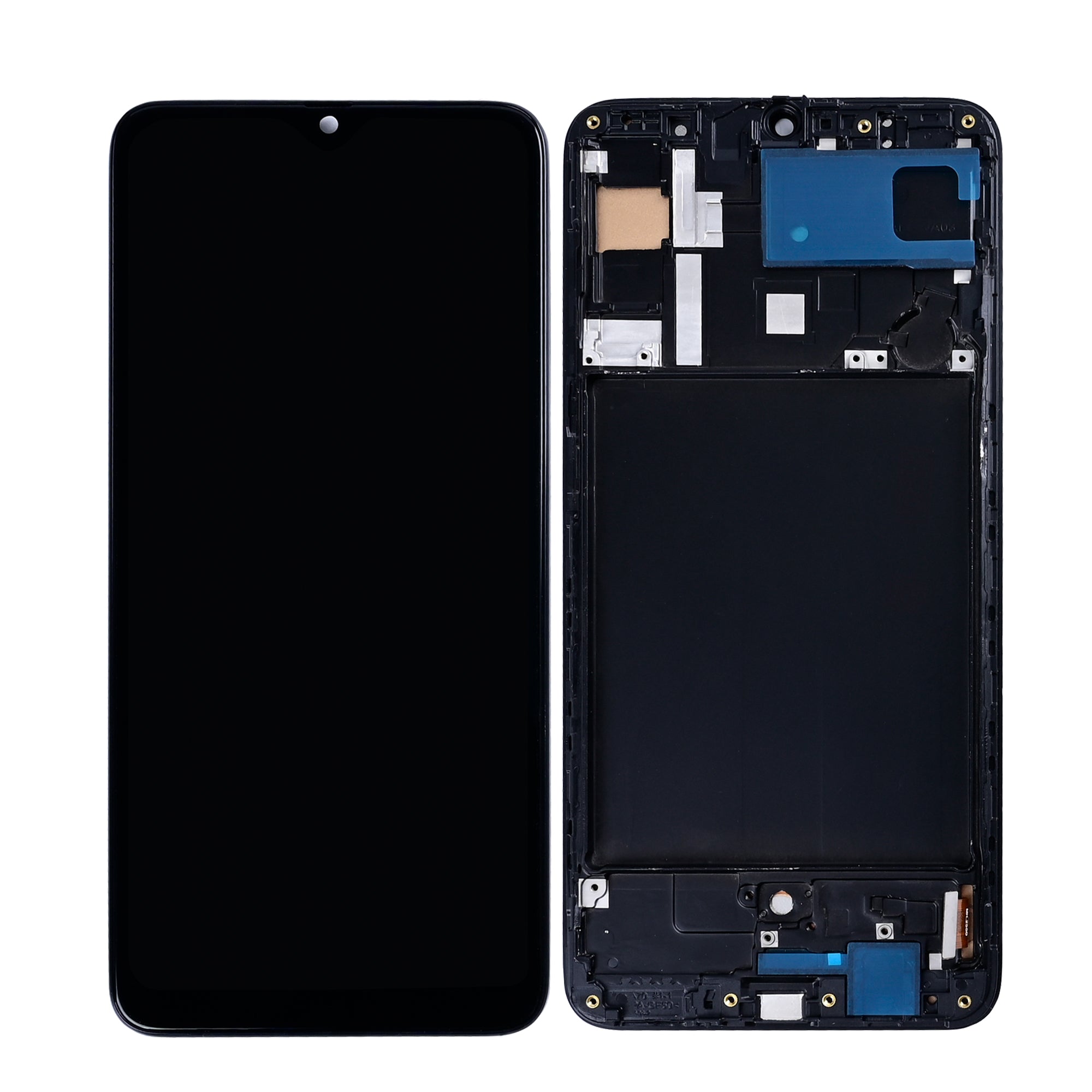 Samsung Galaxy A70 A705F Displayeinheit mit Rahmen Schwarz In-Cell – Bild 3