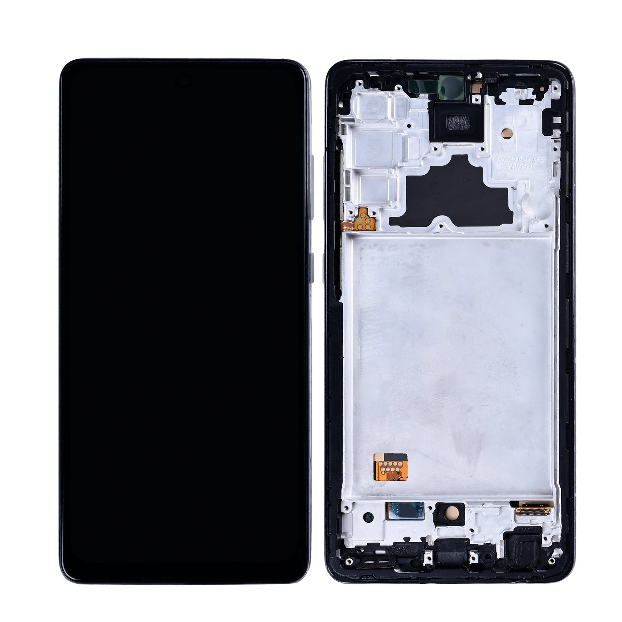 Samsung Galaxy A72 4G A725F, A72 5G A726B Displayeinheit mit Rahmen Awesome Black (Schwarz) In-Cell – Bild 4