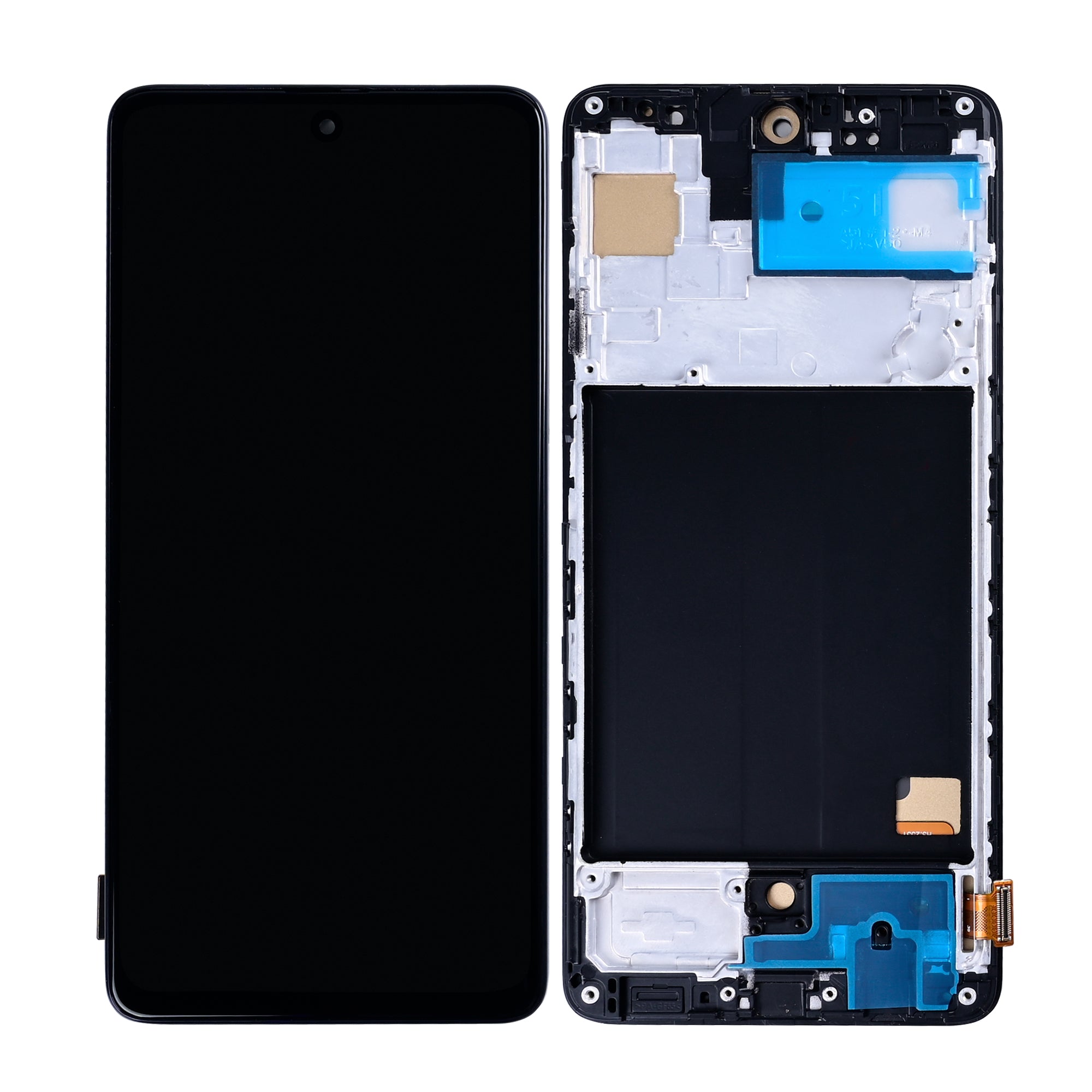 Samsung Galaxy A51 4G A515F Displayeinheit mit Rahmen Prism Crush Black (Schwarz) In-Cell – Bild 3