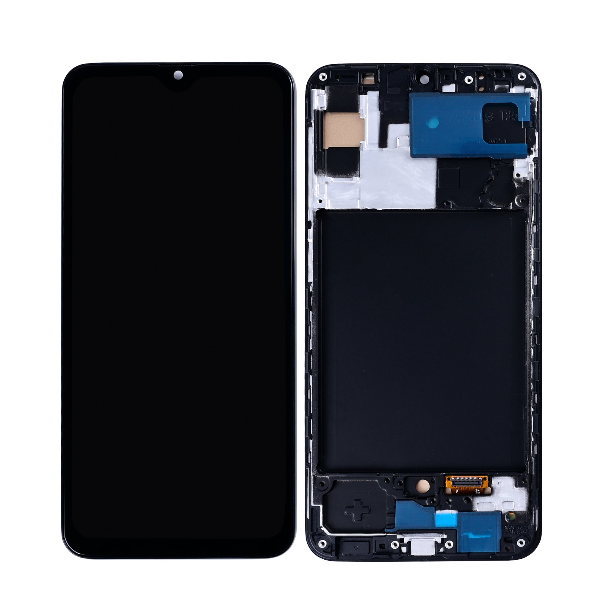 Samsung Galaxy A30s A307F Displayeinheit mit Rahmen Prism Crush Black (Schwarz) In-Cell – Bild 3