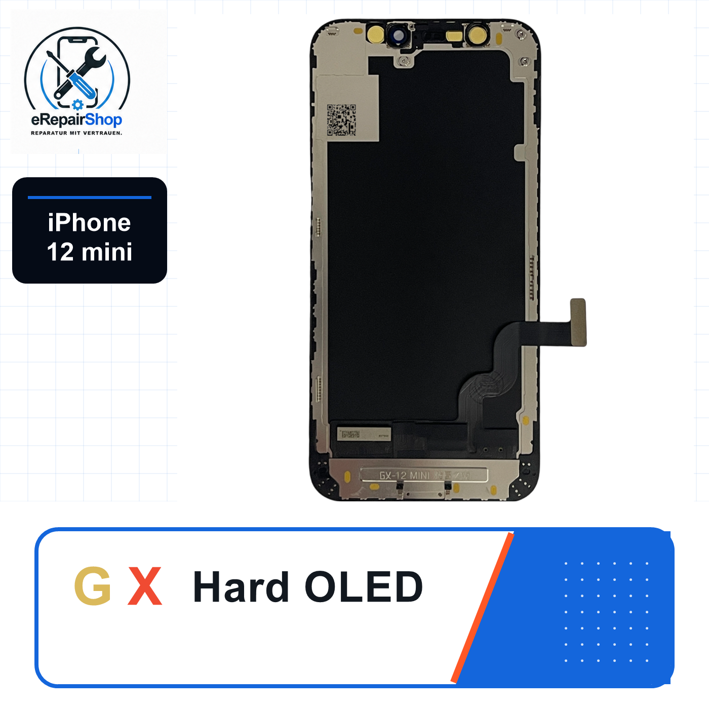 GX Hard OLED Display für Apple iPhone 12 mini GX Display