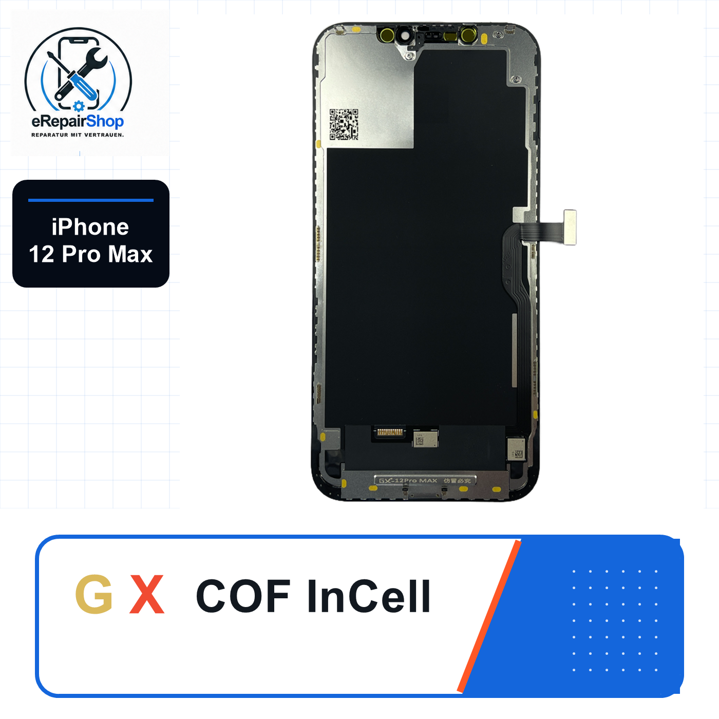 GX COF InCell Display für Apple iPhone 12 Pro Max Replaceable IC GX Display