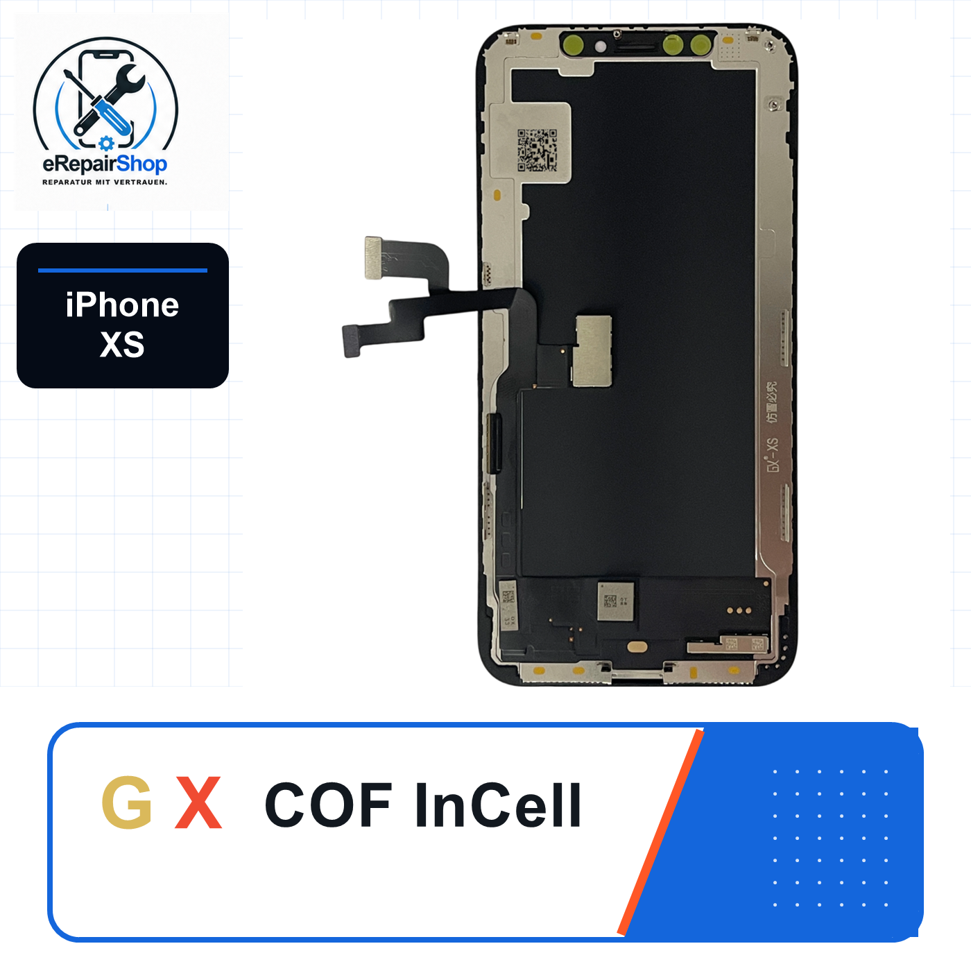 GX COF InCell Display für Apple iPhone XS GX Display