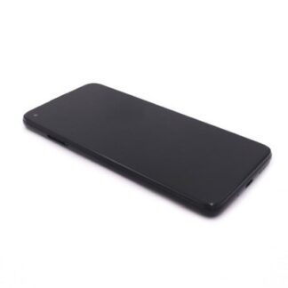 Original Display für Motorola G8 Power mit Rahmen Schwarz Service Pack