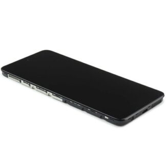 Original Display für Motorola E32S mit Rahmen Schwarz Service Pack