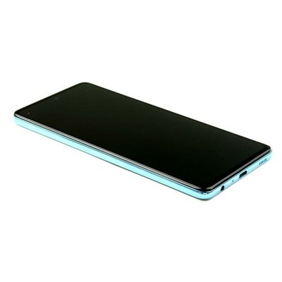 Original Display für Samsung Galaxy A72 mit Rahmen Blau Service Pack
