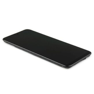 Soft OLED Display für Samsung Galaxy A50 A505F mit Rahmen Schwarz