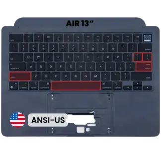 Topcase Tastatur MacBook A2681 2022 ANSI US Midnight Original Grade A