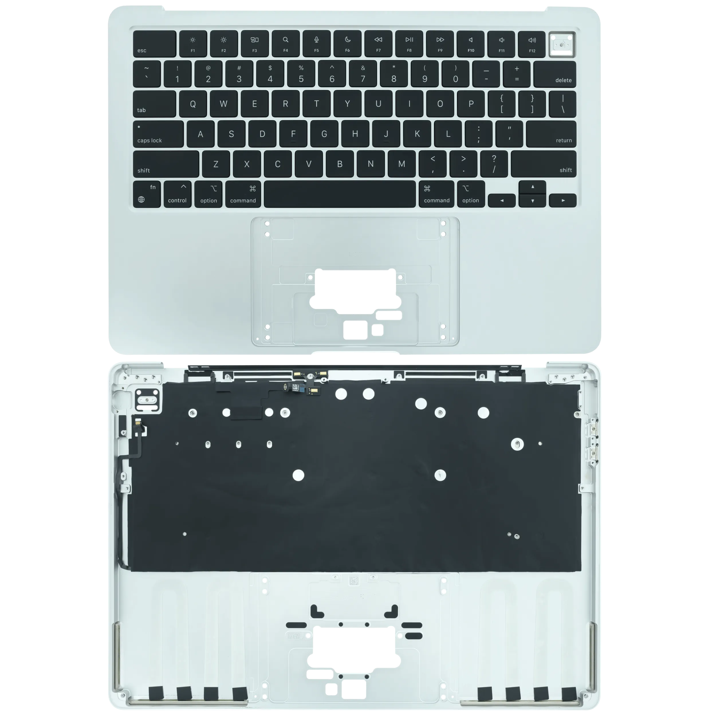 Topcase Tastatur MacBook A2681 2022 ANSI US Silber Original Grade A – Bild 2