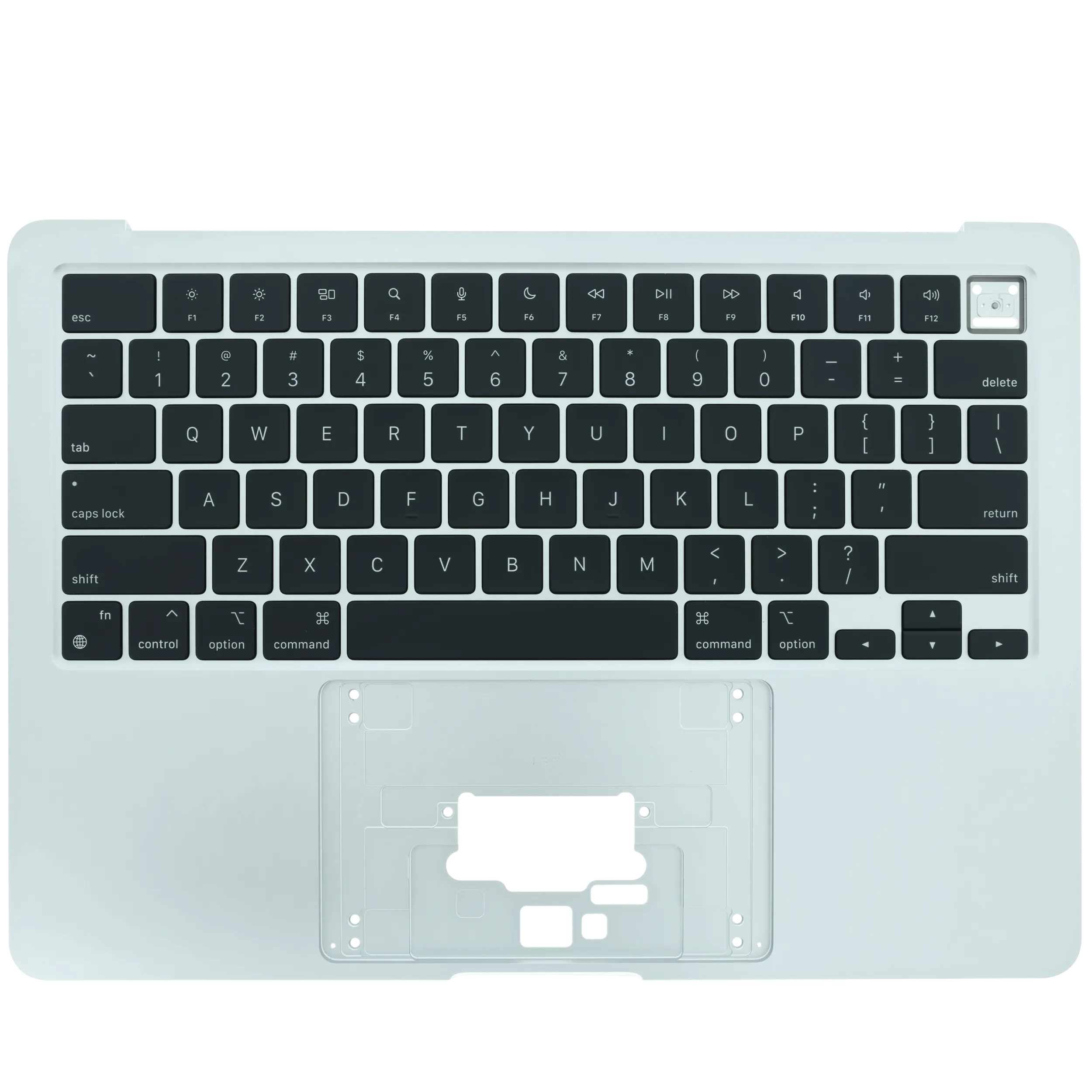 Topcase Tastatur MacBook A2681 2022 ANSI US Silber Original Grade A – Bild 3