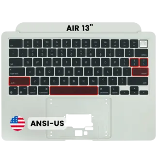 Topcase Tastatur MacBook A2681 2022 ANSI US Starlight Original Grade A