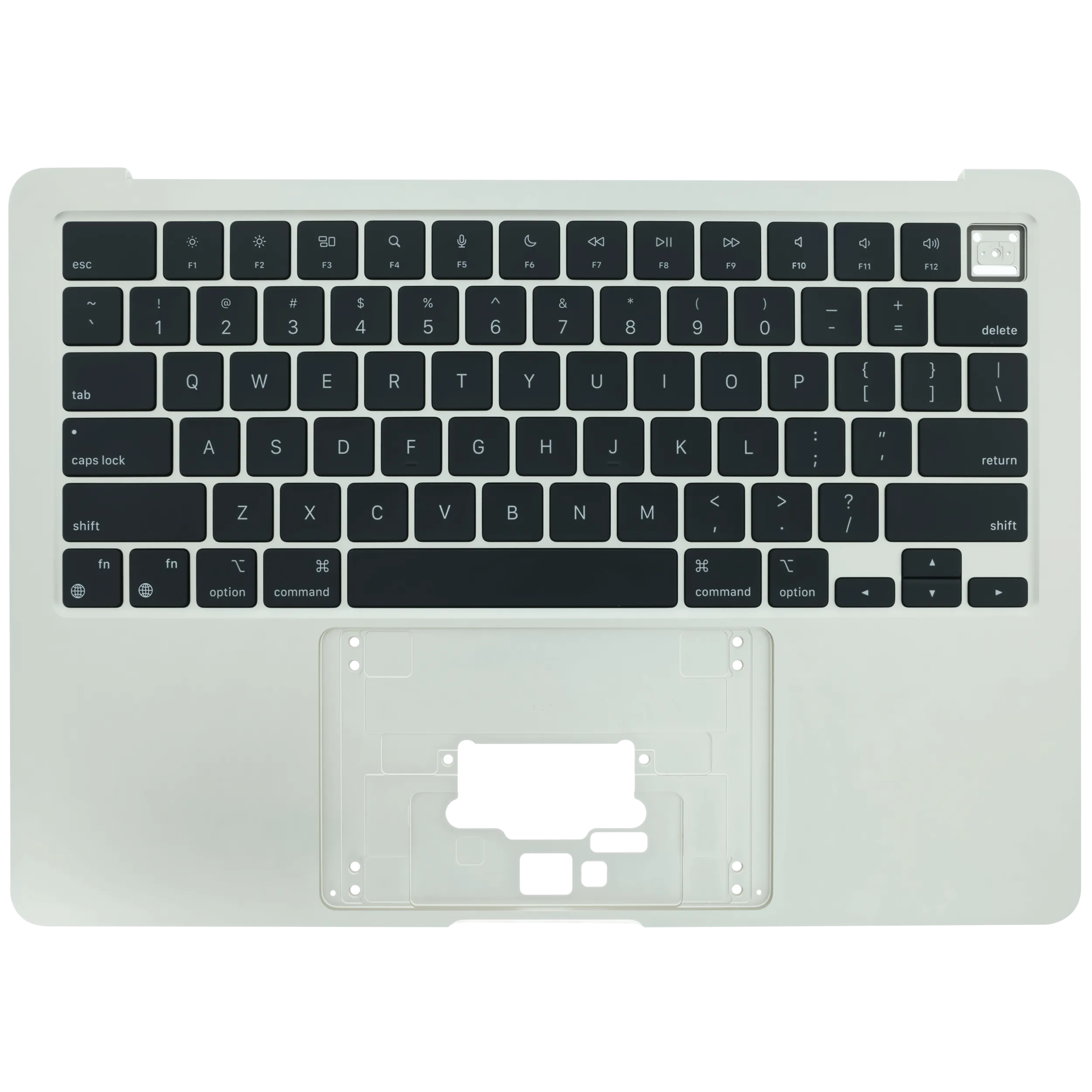 Topcase Tastatur MacBook A2681 2022 ANSI US Starlight Original Grade A – Bild 3