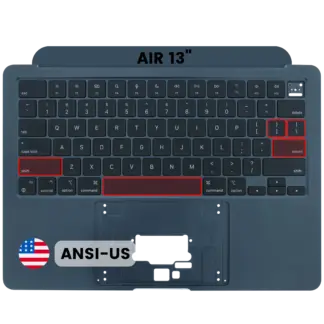 Topcase Tastatur MacBook A3240 2025 ANSI US Midnight Original Grade A