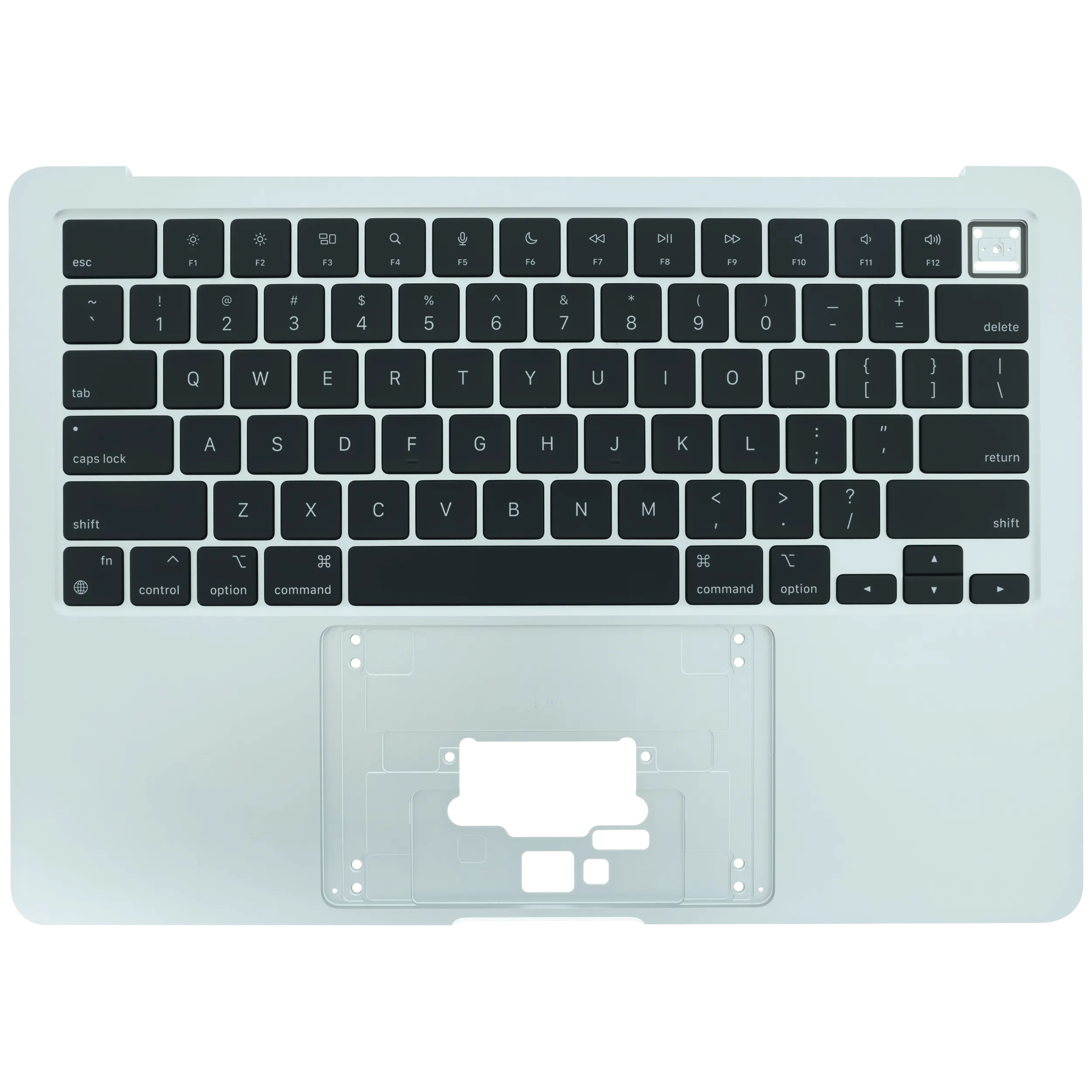 Topcase Tastatur MacBook A3240 2025 ANSI US Silber Original Grade A – Bild 3
