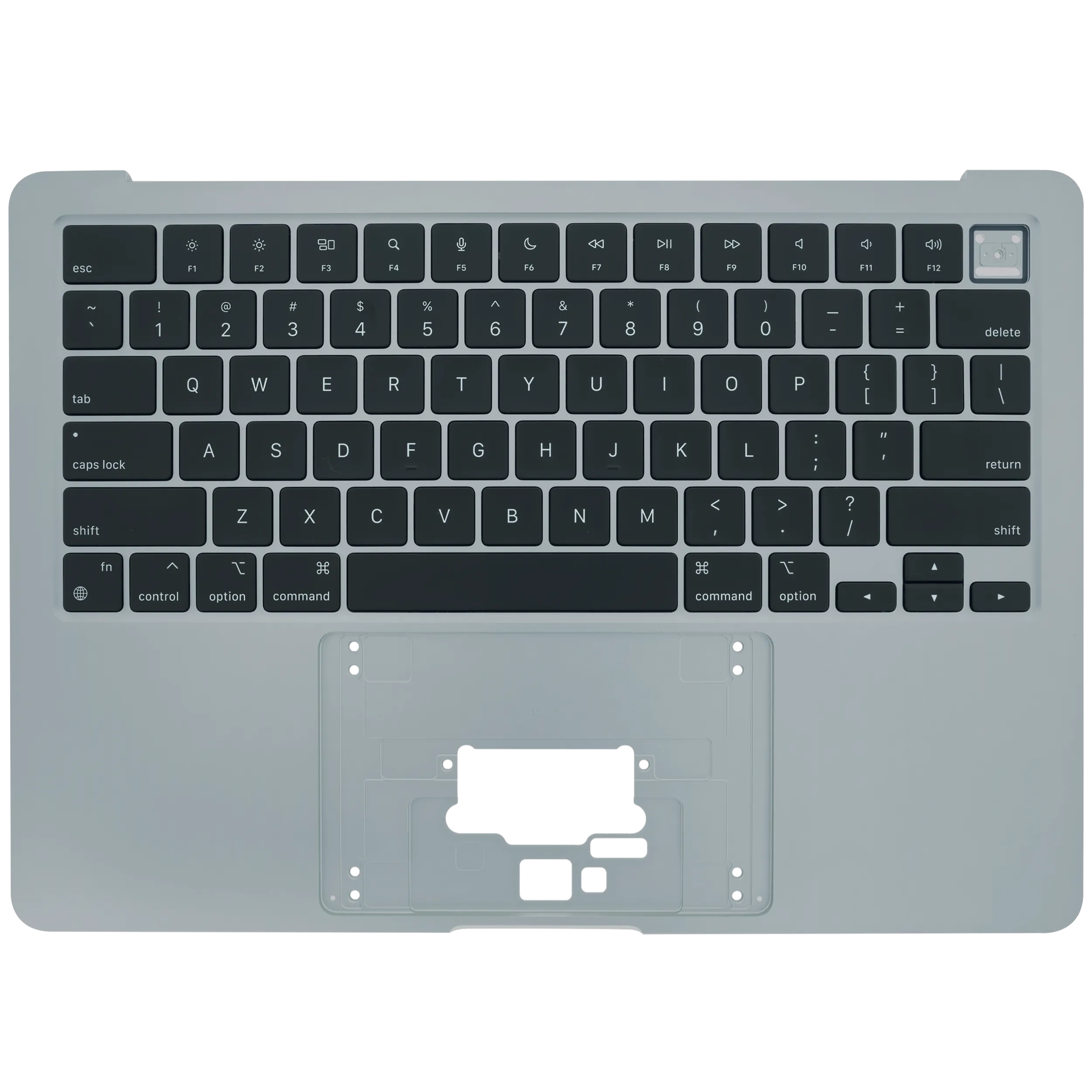 Topcase Tastatur MacBook A3113 2024 ANSI US Silber Original Grade A – Bild 3