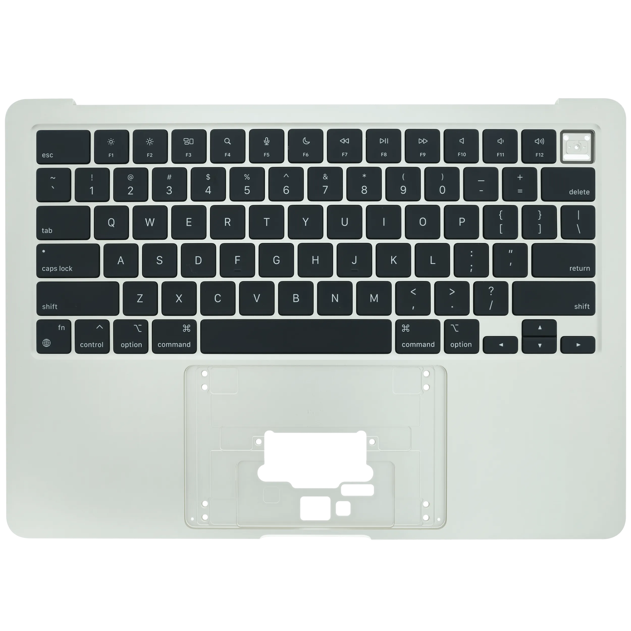 Topcase Tastatur MacBook A3113 2024 ANSI US Starlight Original Grade A – Bild 3
