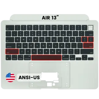 Topcase Tastatur MacBook A3113 2024 ANSI US Starlight Original Grade A