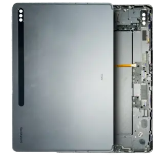Backcover Galaxy Tab S7 Plus T970 T975 T976 Silber Original Service Pack