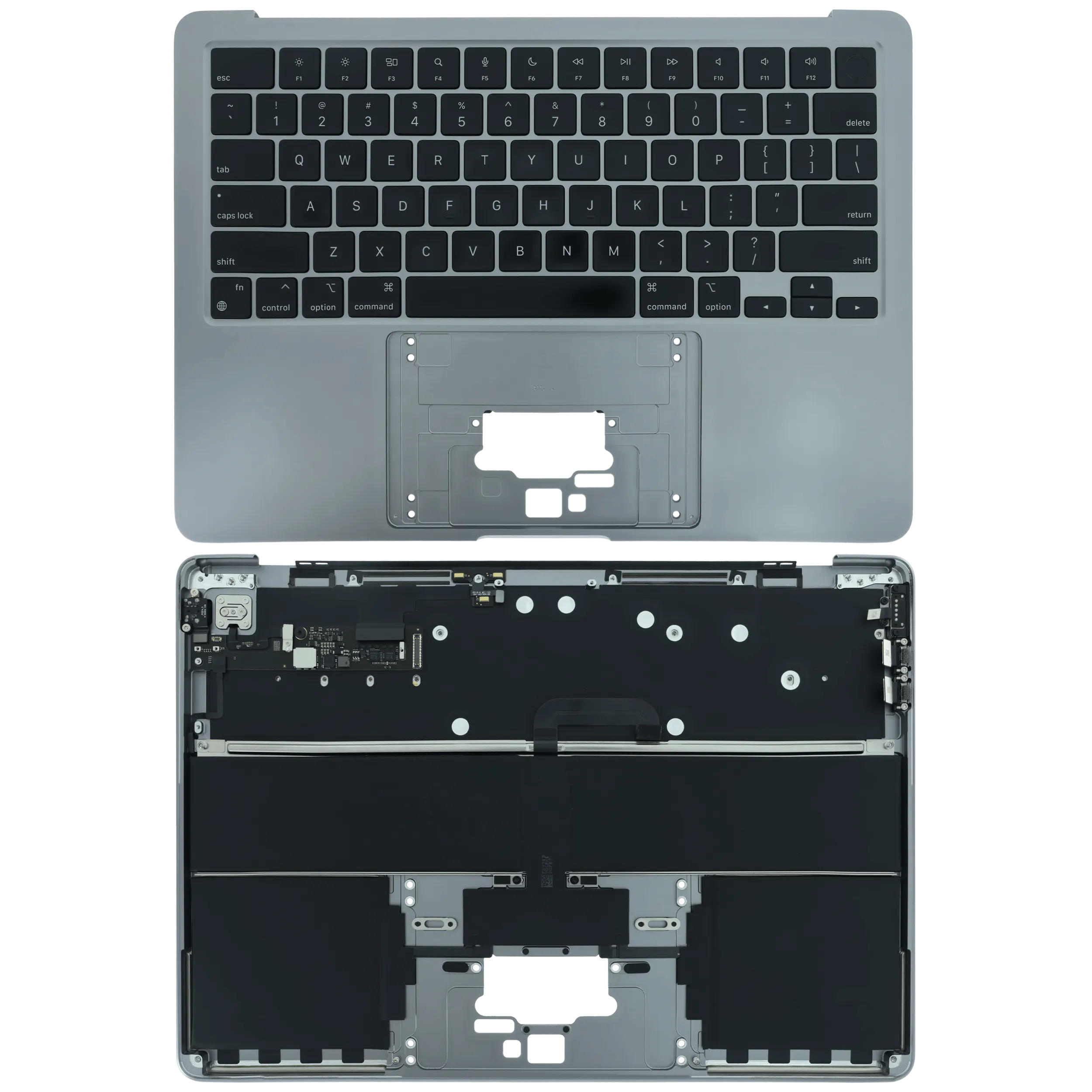 Topcase Tastatur MacBook A2681 2022 ANSI US Grau Original Grade A – Bild 4